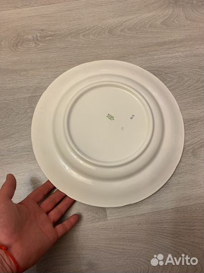 Тарелка фарфоровая для сервировки стола 35 см