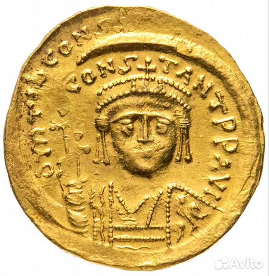 Монета Византийская империя, 578-582