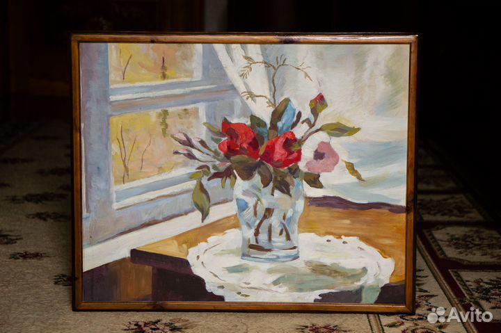 Картина маслом на холсте (в багете)