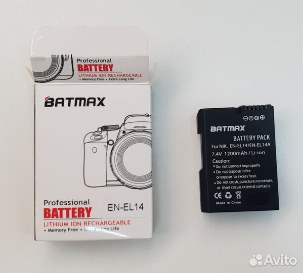 Аккумулятор для Nikon EN-EL14 (Новый)