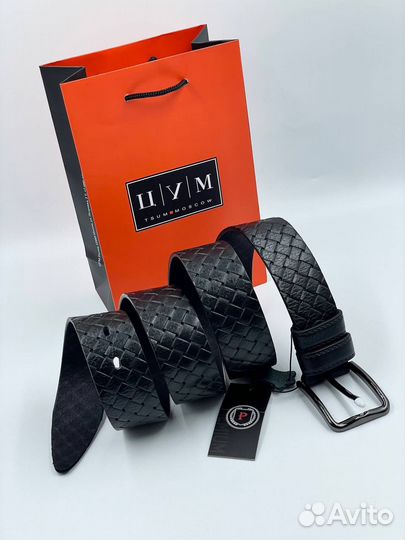 Мужской кожаный ремень