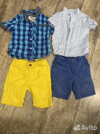 Шорты, рубашка