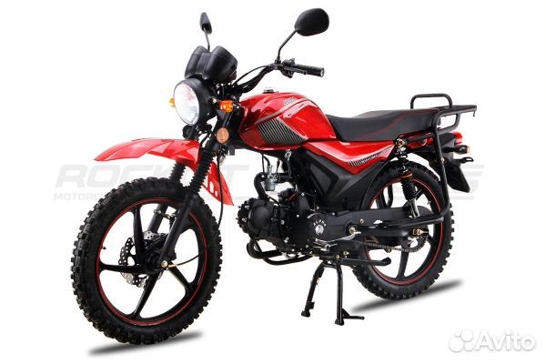 Мопед Rockot Alpha Offroad M-12 красный глянец