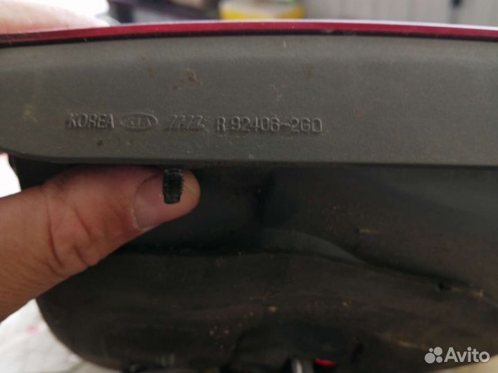 Фонарь задний правый kia magentis