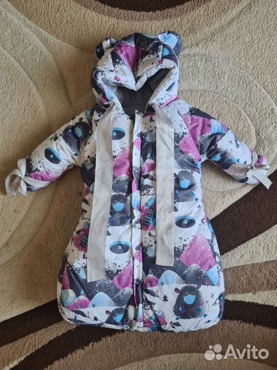 Комбинезон с конвертом на овчине р.80 унисекс