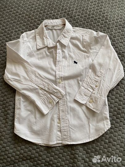 Рубашка белая hm