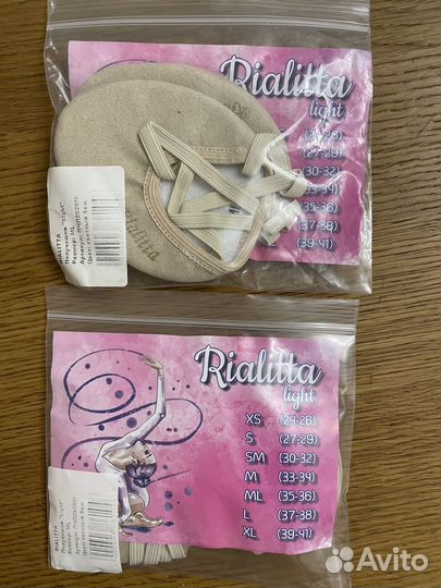 Полупальцы rialitta новые 35/36 размер m/L