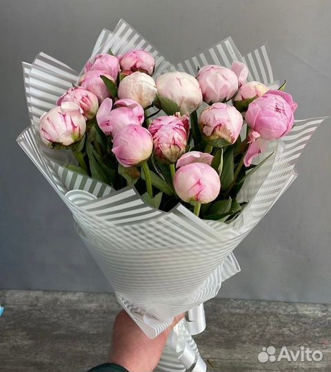 Пионы Цветы Букеты