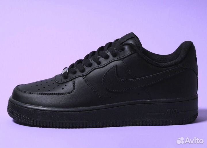 Nike Air Force 1 Black 36-46 Оригинальное качество