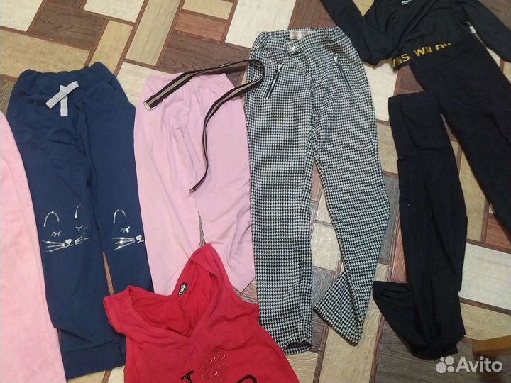 Вещи пакетом на девочку 134-146