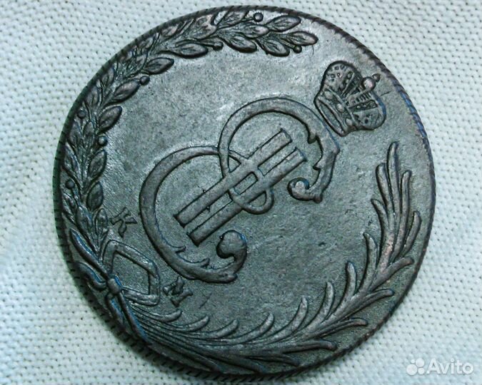 Монета 10 копеек 1776 сибирь