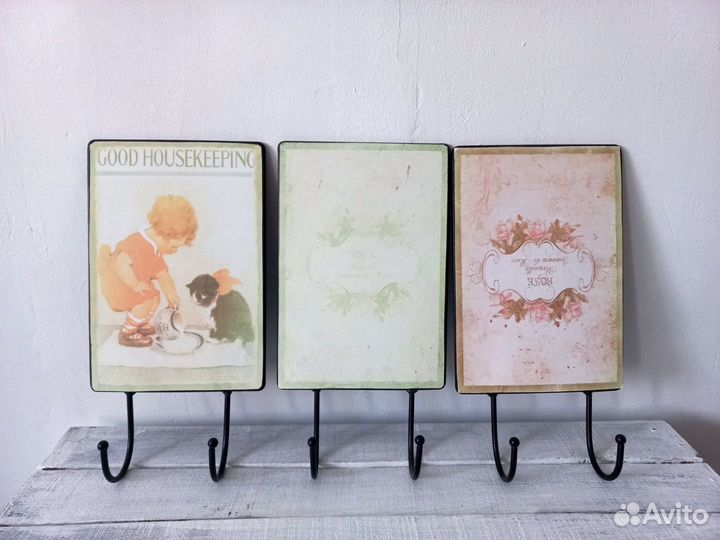 Вешалки с крючками под перекраску или креатив