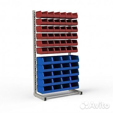 Стеллаж односторонний 1835х950х510 мм (со18)