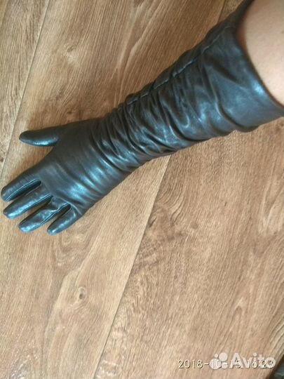 Перчатки кожаные