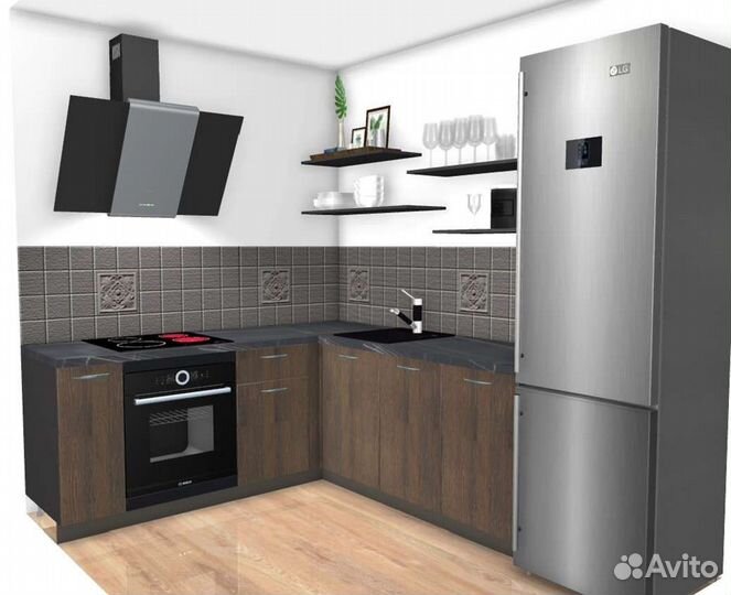 Кухни на заказ по размерам