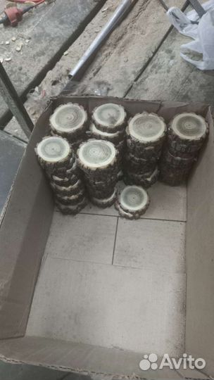 Спилы дерева для декора