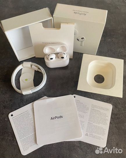 Беспроводные наушники apple airpods 3