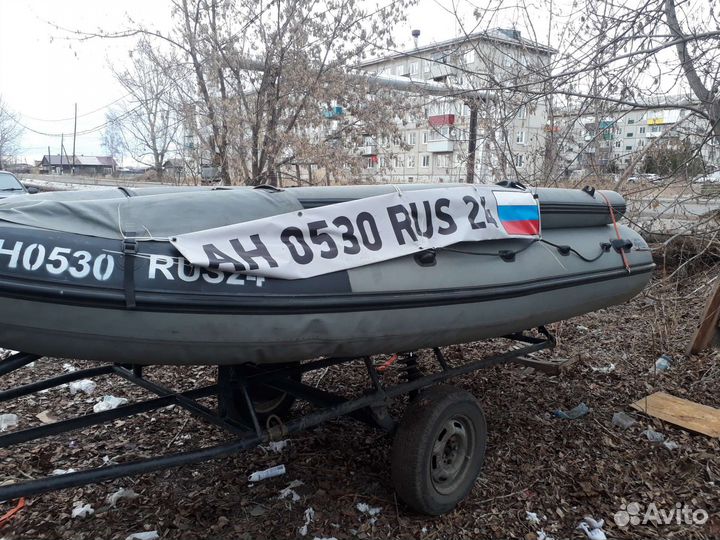 Моторная лодка фрегат 390ф, yamaha 25 водомет