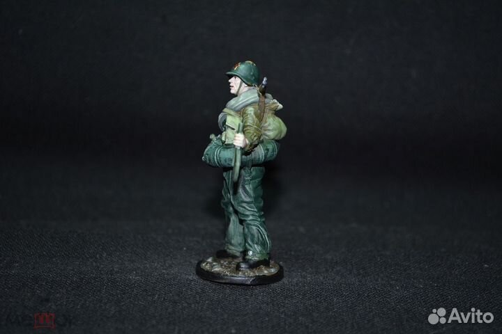 Оловянный солдатик 54 мм. Боец ркка в плавательном