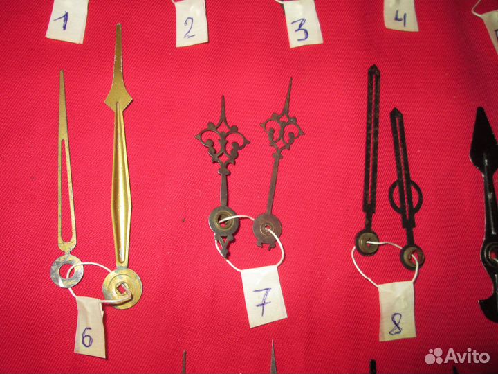 Старинные настенные часы, стрелки