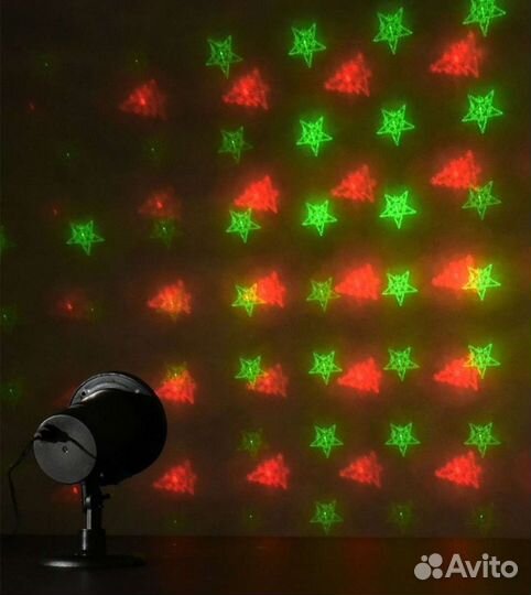 Vegas 24V Лазерный проектор, 6 типа, с пультом