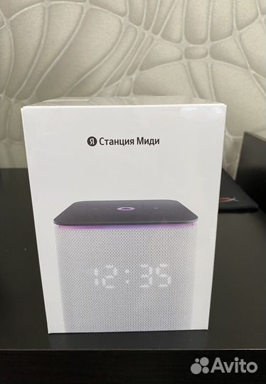 Яндекс Станция Миди с Zigbee Серая