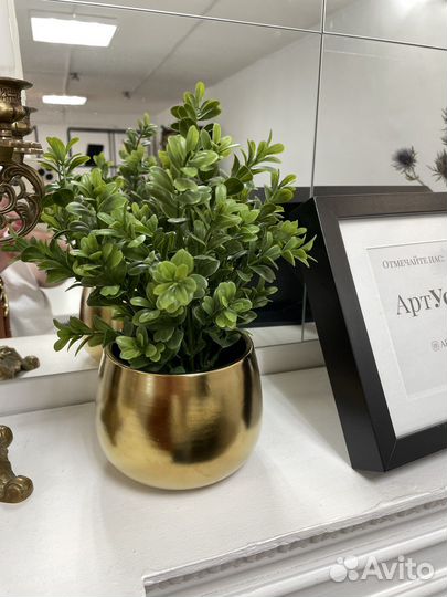 Искусственные цветы в горшках hoff