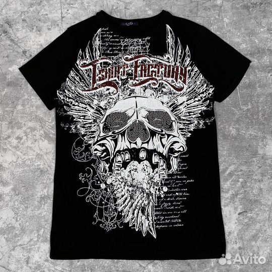Футболка готическая rap type affliction pelle rap
