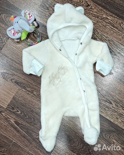 Комбинезон плюшевый 56