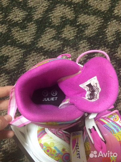 Коньки детские раздвижные 30-35