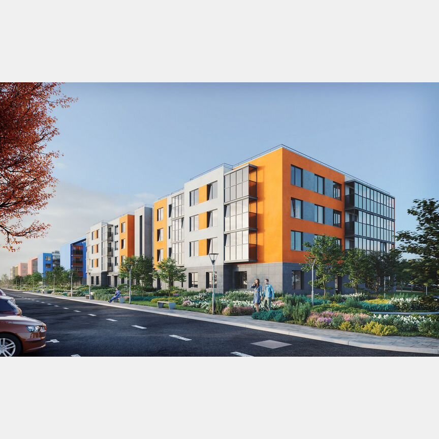 2-к. квартира, 57,2 м², 1/4 эт.