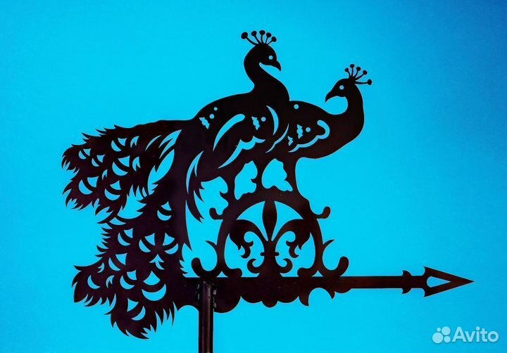 Флюгер на крышу Павлины