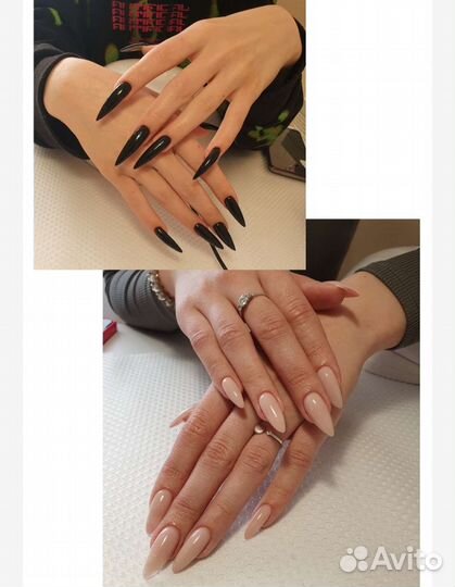 Наращивание ногтей на дому