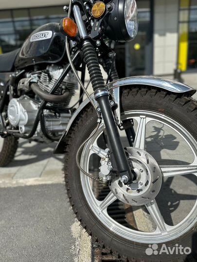 Мотоцикл внедорожный скаут 6v-200