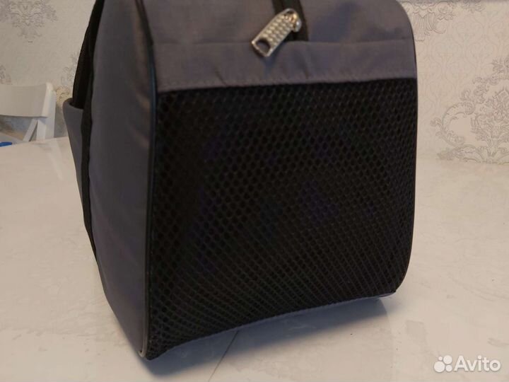 Сумка переноска для животных c сеткой