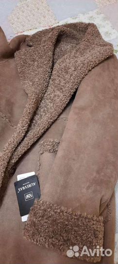 Дубленка эко 54 размер, новая, искуственная
