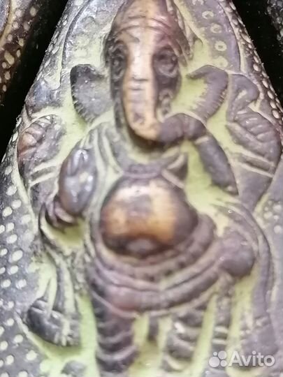 Буддийская лампада с Ганешей(бронза)начало 20 века