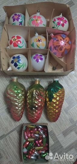 Елочные игрушки СССР