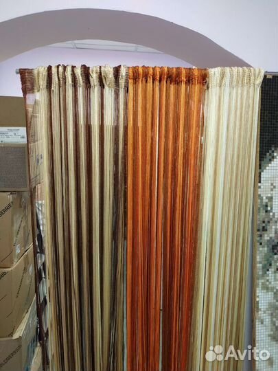 Шторы тюль нитяные шторы