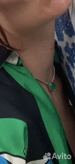 Кулон сердце серебро