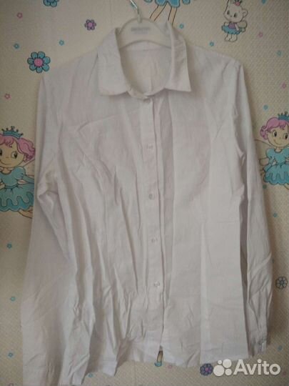 Школьные блузки и водолазки для девочек, р 158