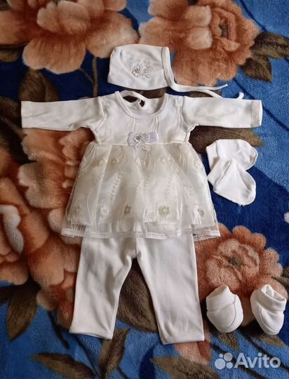 Набор для крещения девочки, праздничный наряд