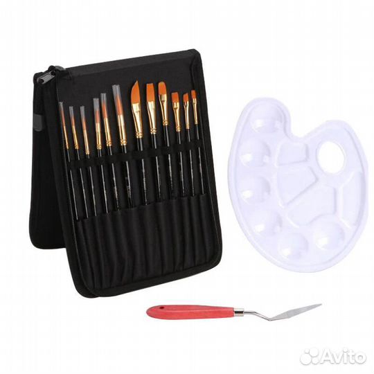 Набор художника, масляные краски, кисти