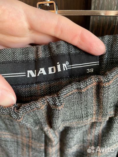 Брюки штаны классические в клетку Nadin 38 размер