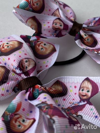 Резиночки для волос ручной работы