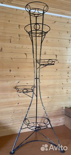 Кованая подставка для цветов 2 шт