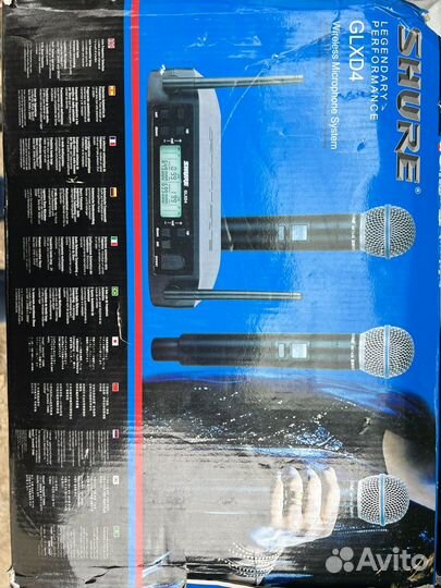 Радиосистема микрофоны Shure