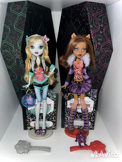 Monster High Basic Lagoona Blue,Clawdeen Wolf