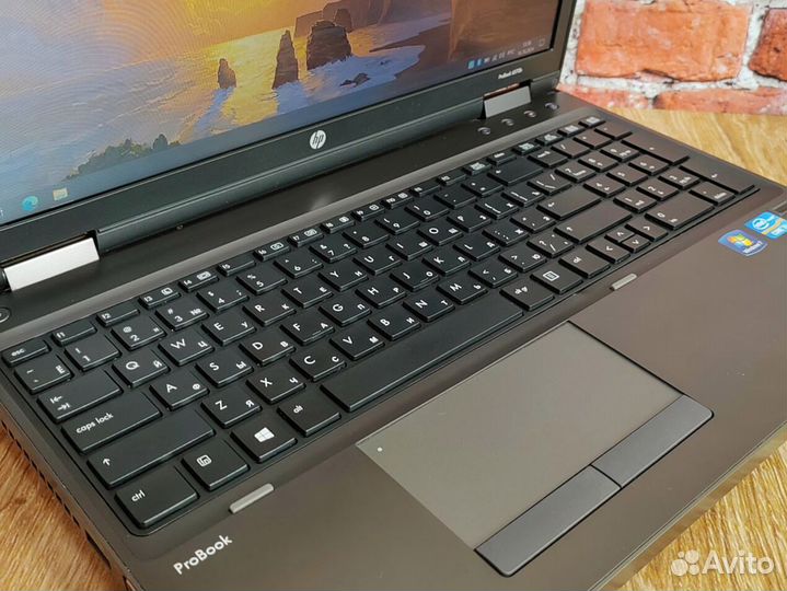 Домашний Ноутбук HP ProBook windows 10 8gb SSD i3