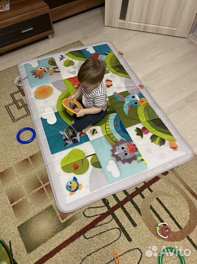 Развивающий коврик tiny love солнечная полянка